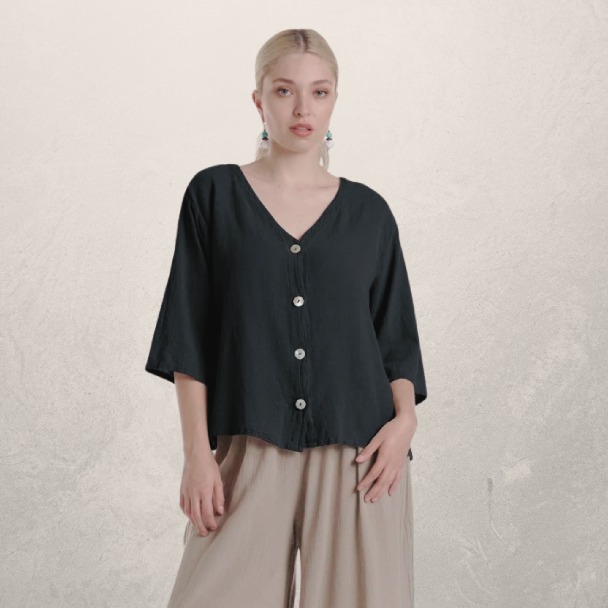 Ronie Cotton Gauze Top