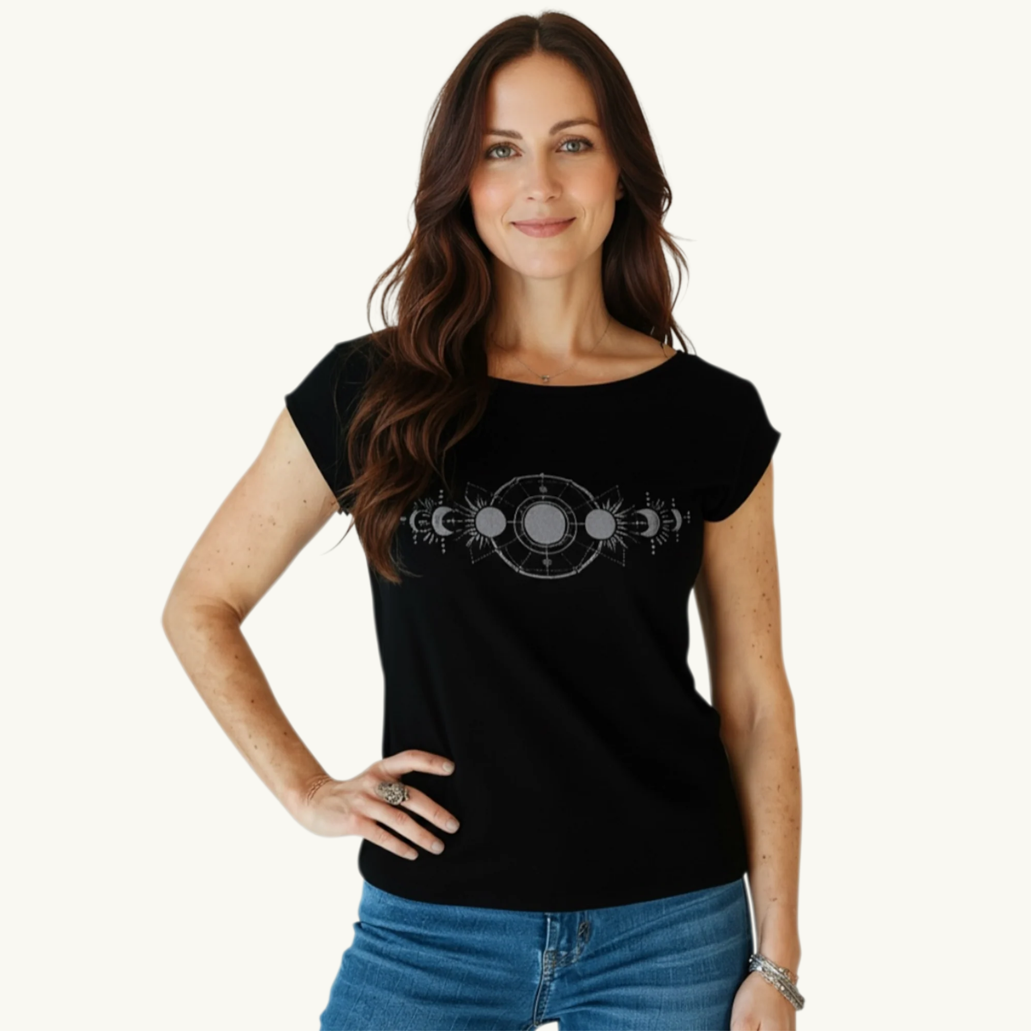 Moon Phase Print Tee