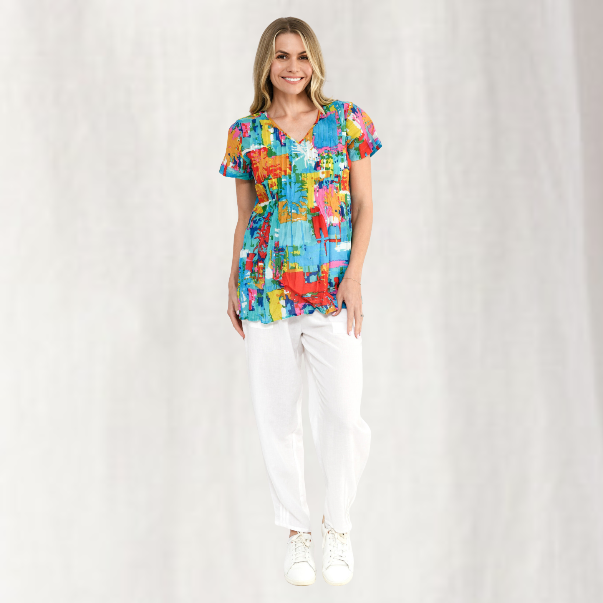 Kayla V-Neck Blouse