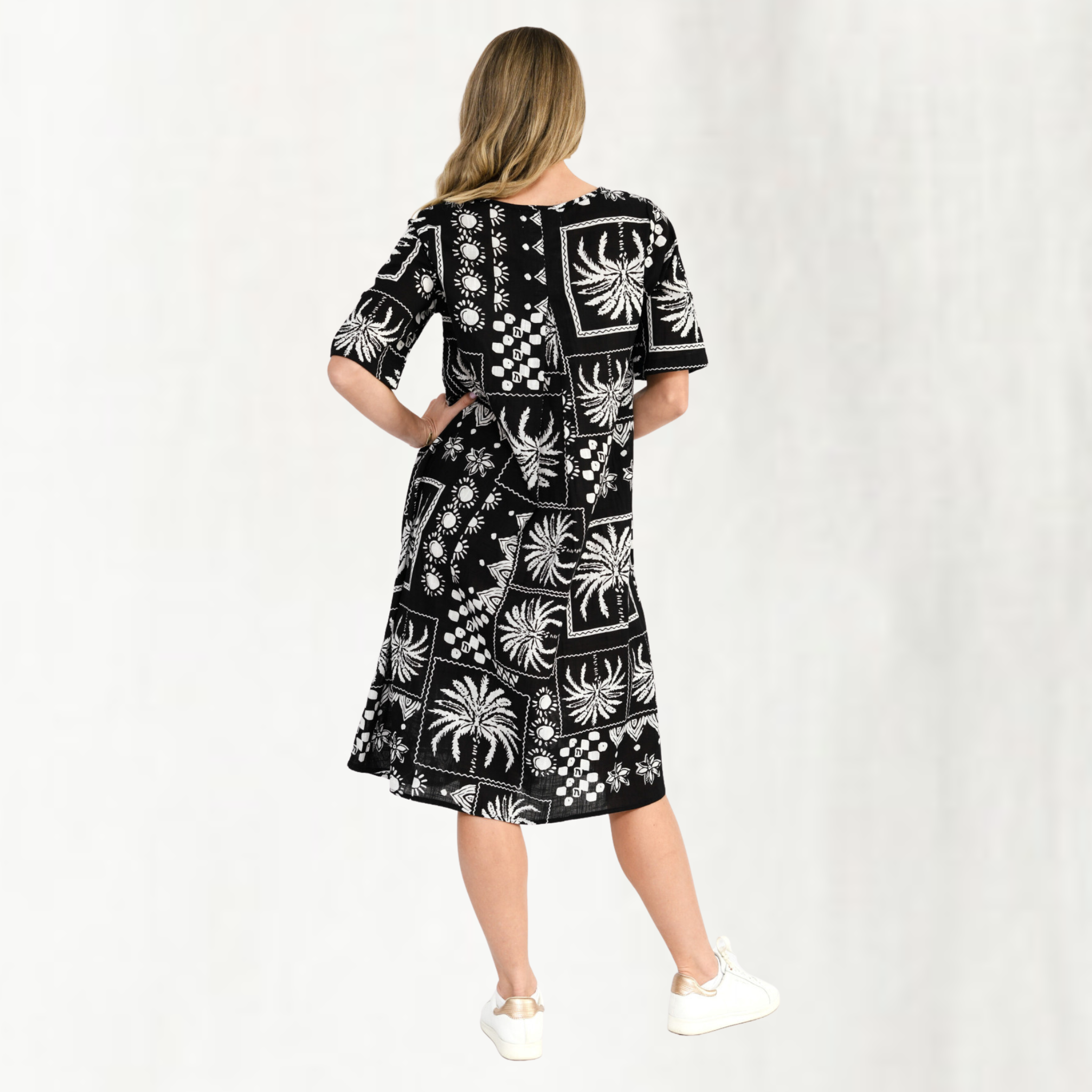 Yvonne Round Neck Dress