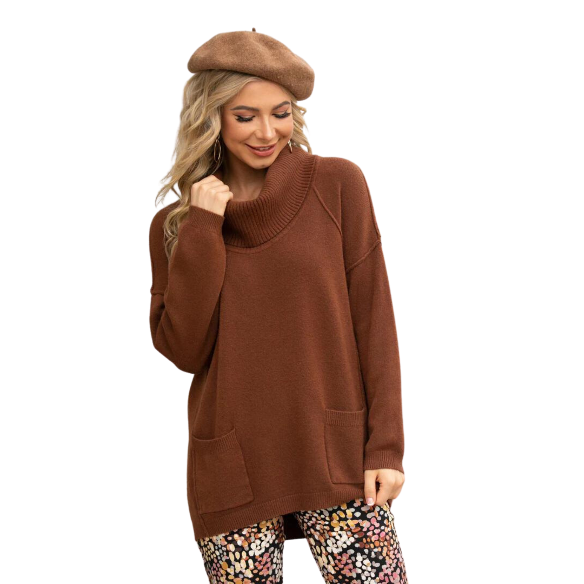 Orange fashion 2025 village sweater