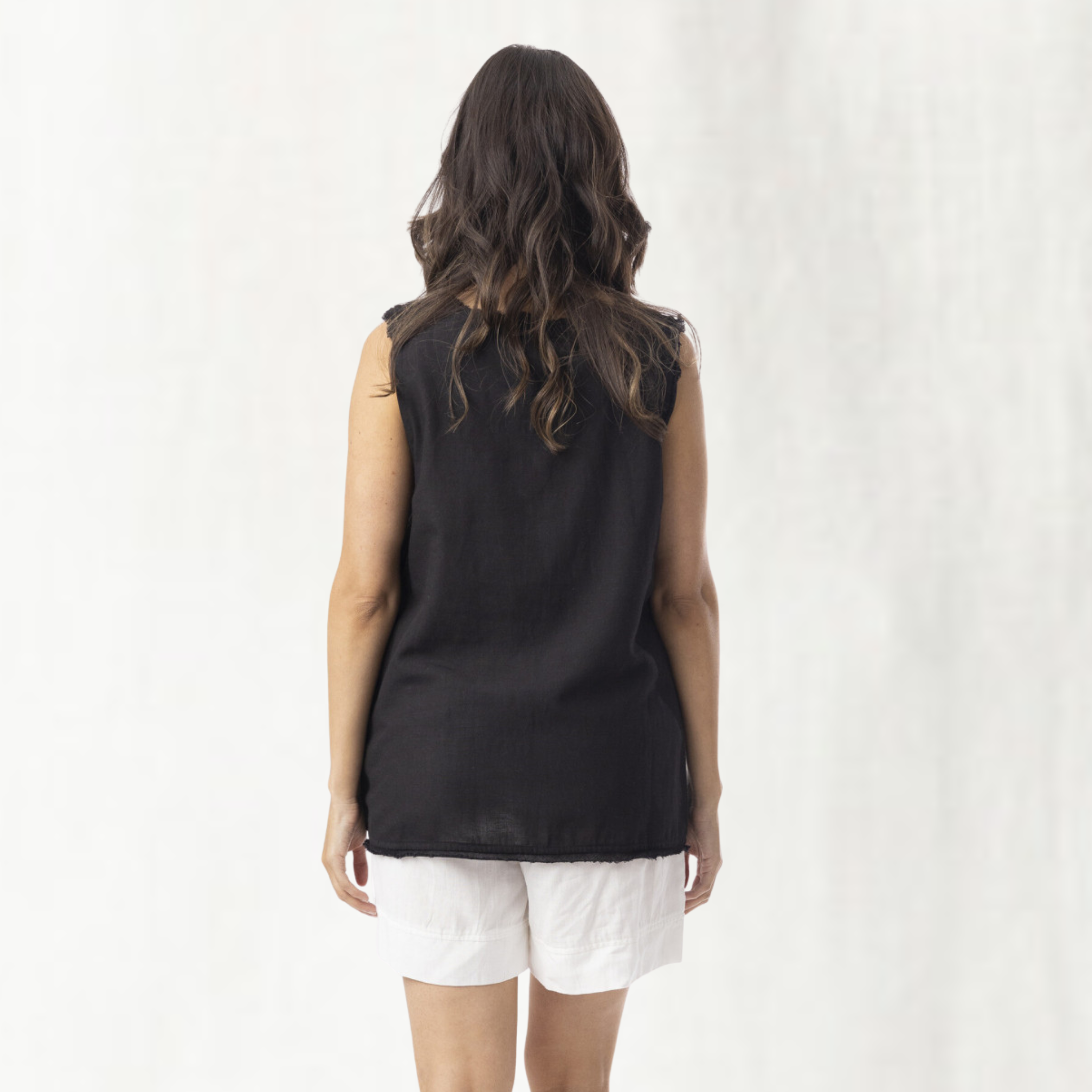 Linen Blend Cami Tank Top