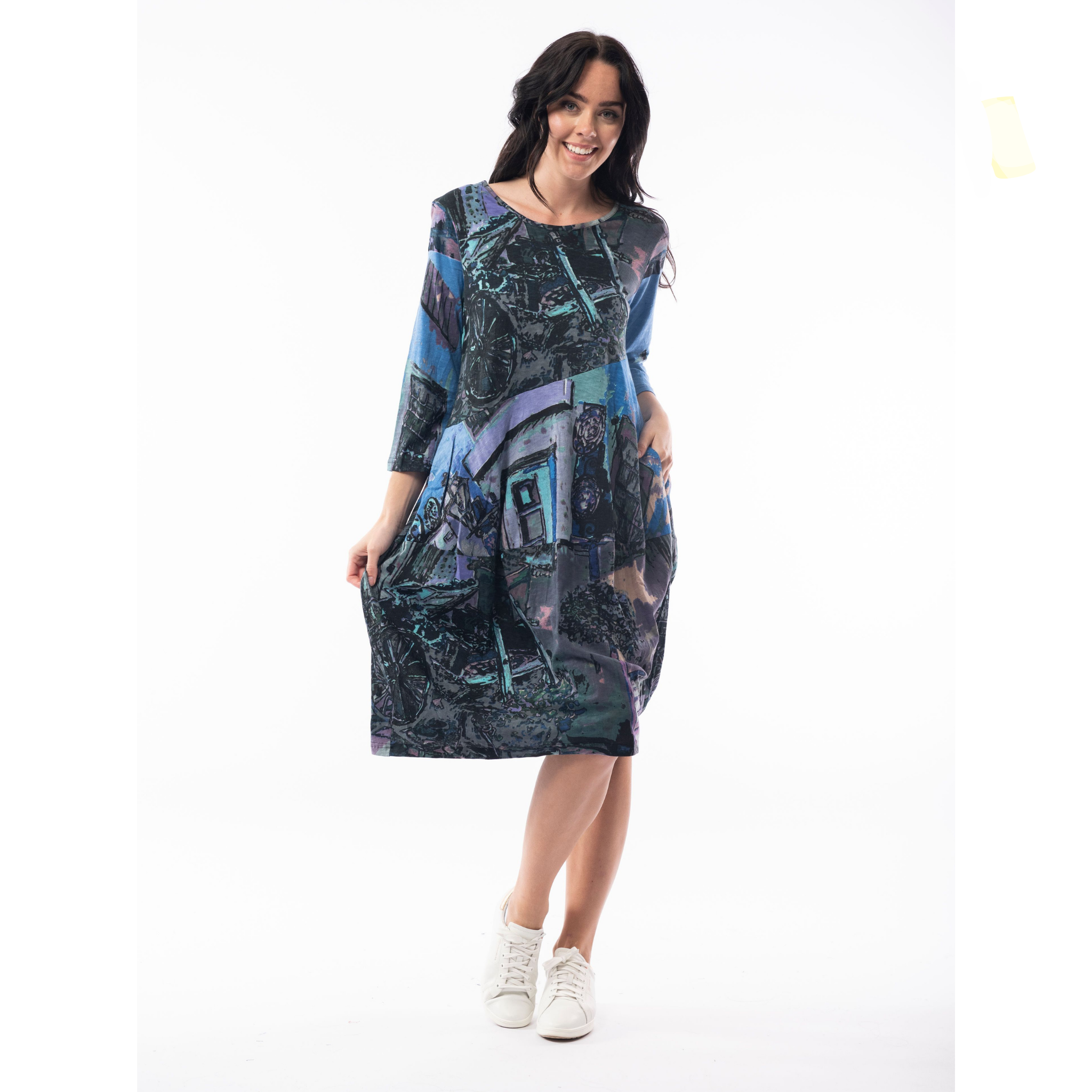 Bubble dress with pockets best sale
