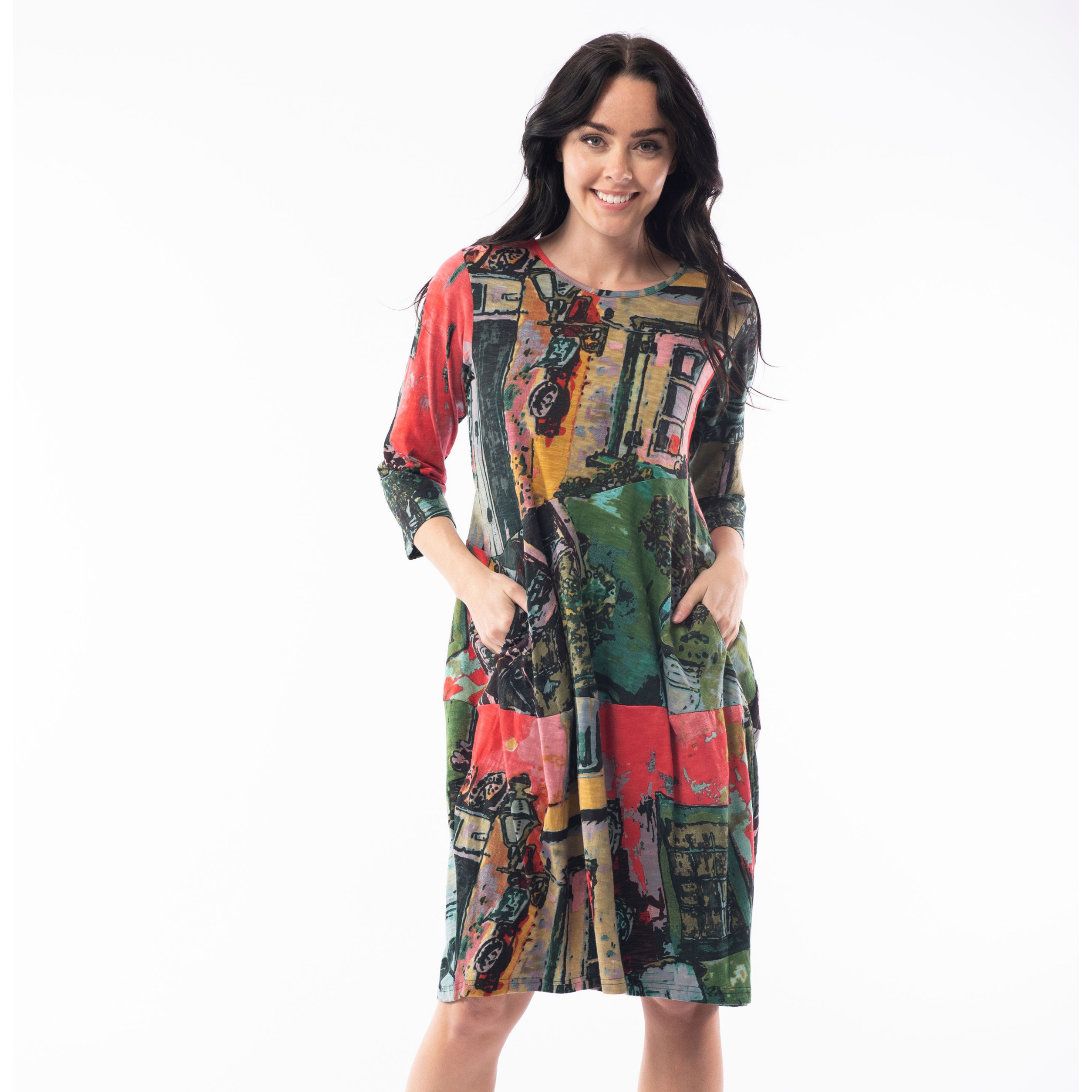 Bubble dress with pockets best sale