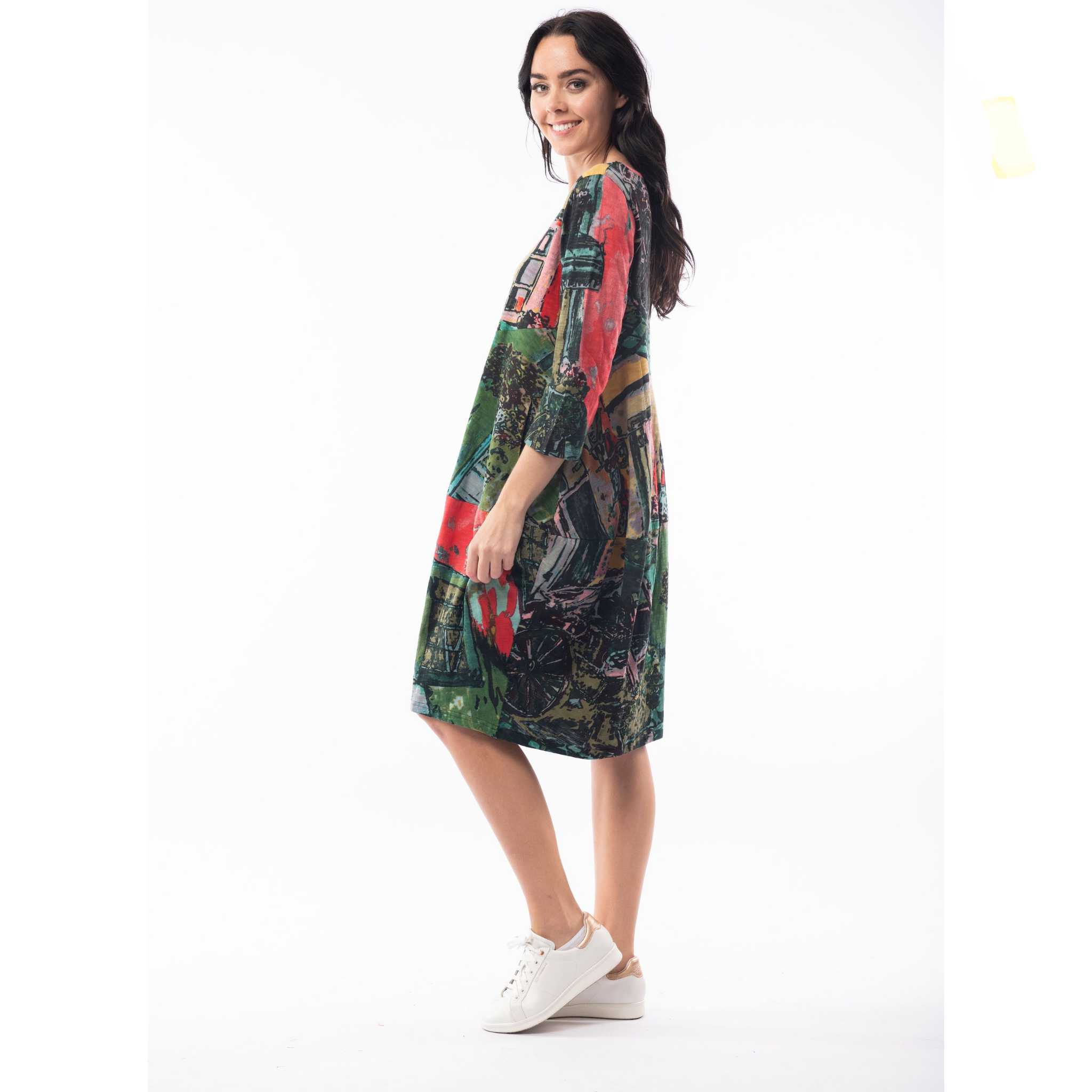 Organic Cotton Long Sleeve Bubble Dress