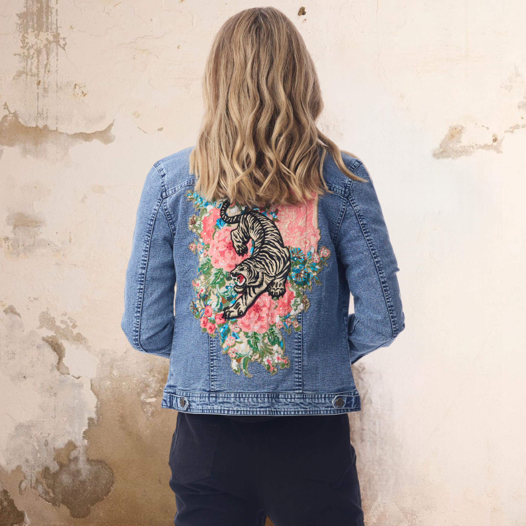 Embroidered Denim Jacket