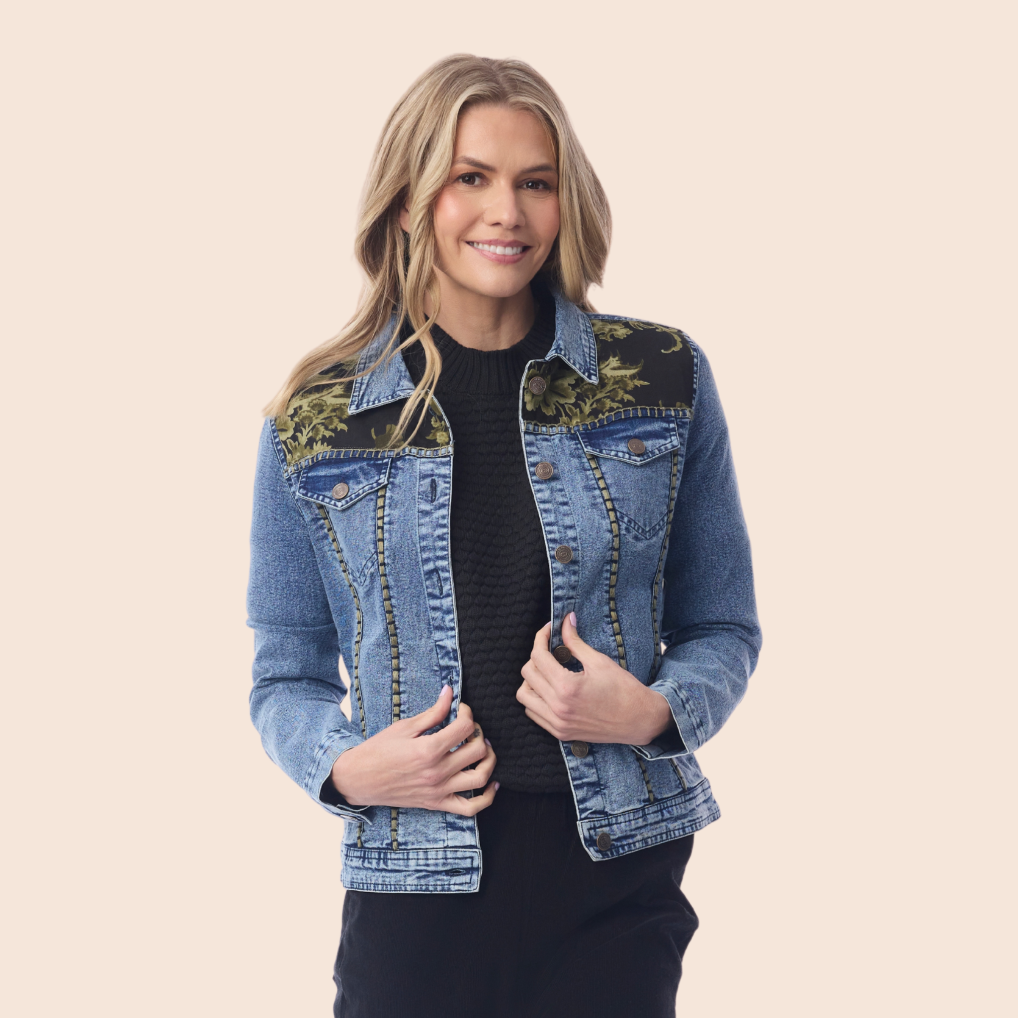 Embroidered Denim Jacket