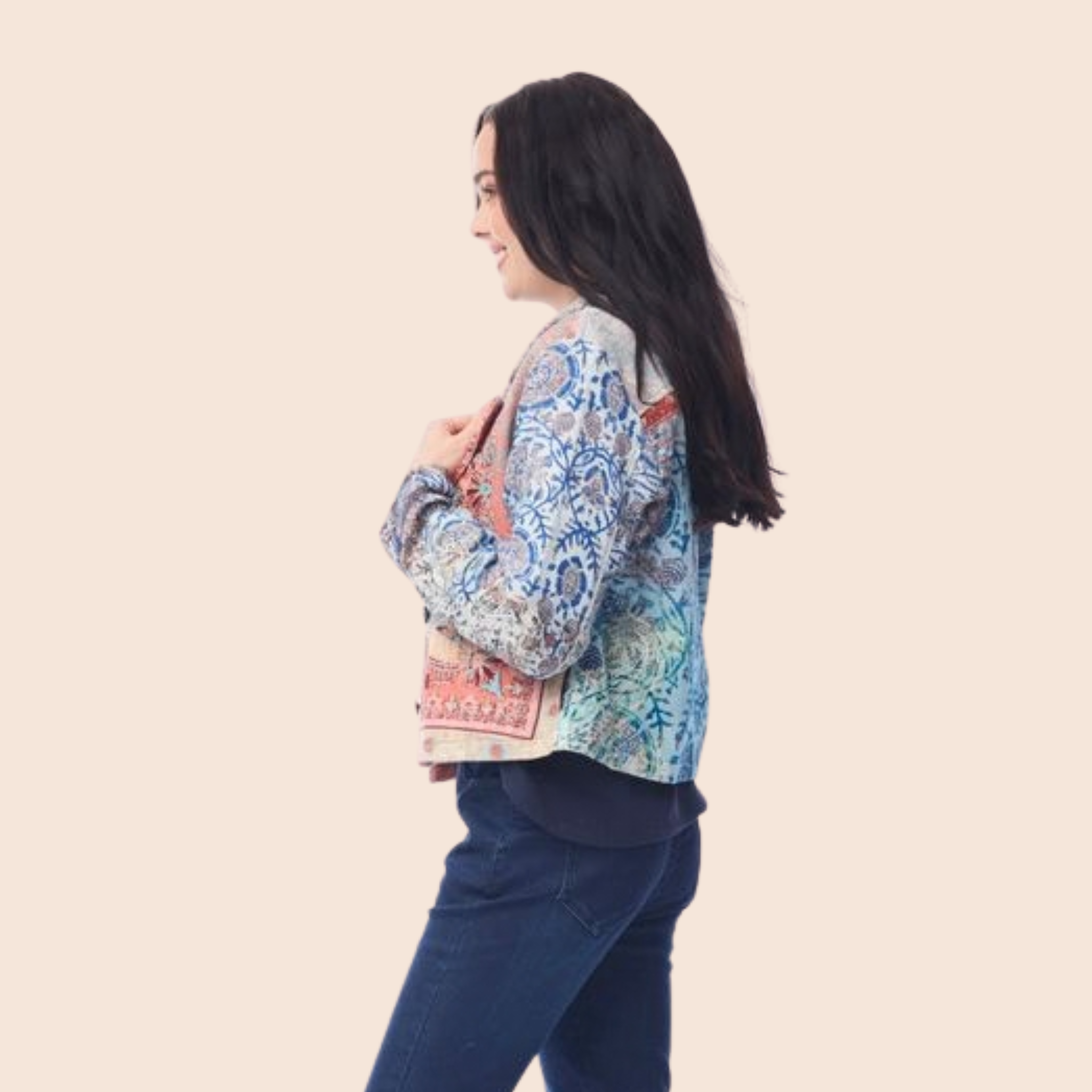 Cropped Cotton Jacket
