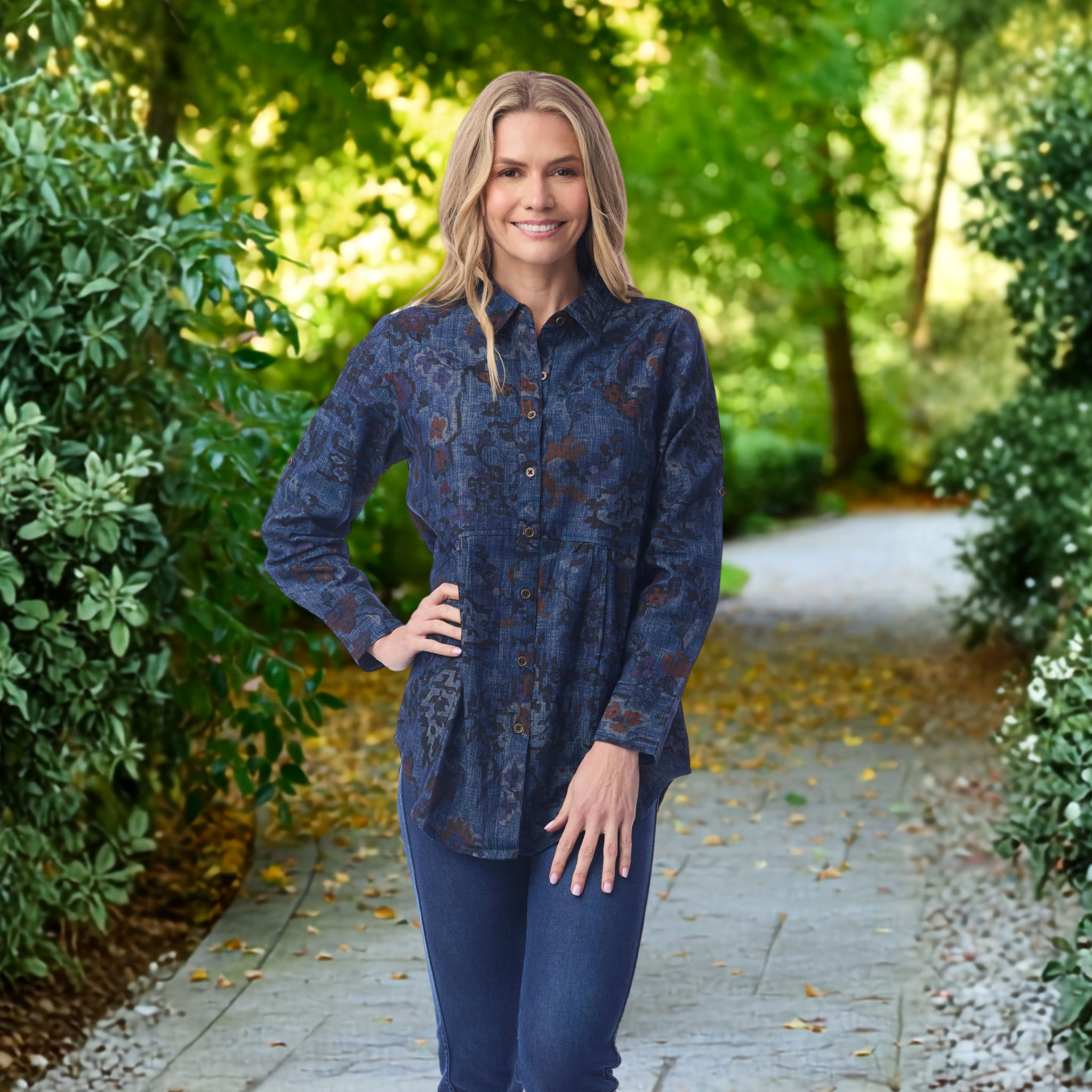 Button-Up Blouse