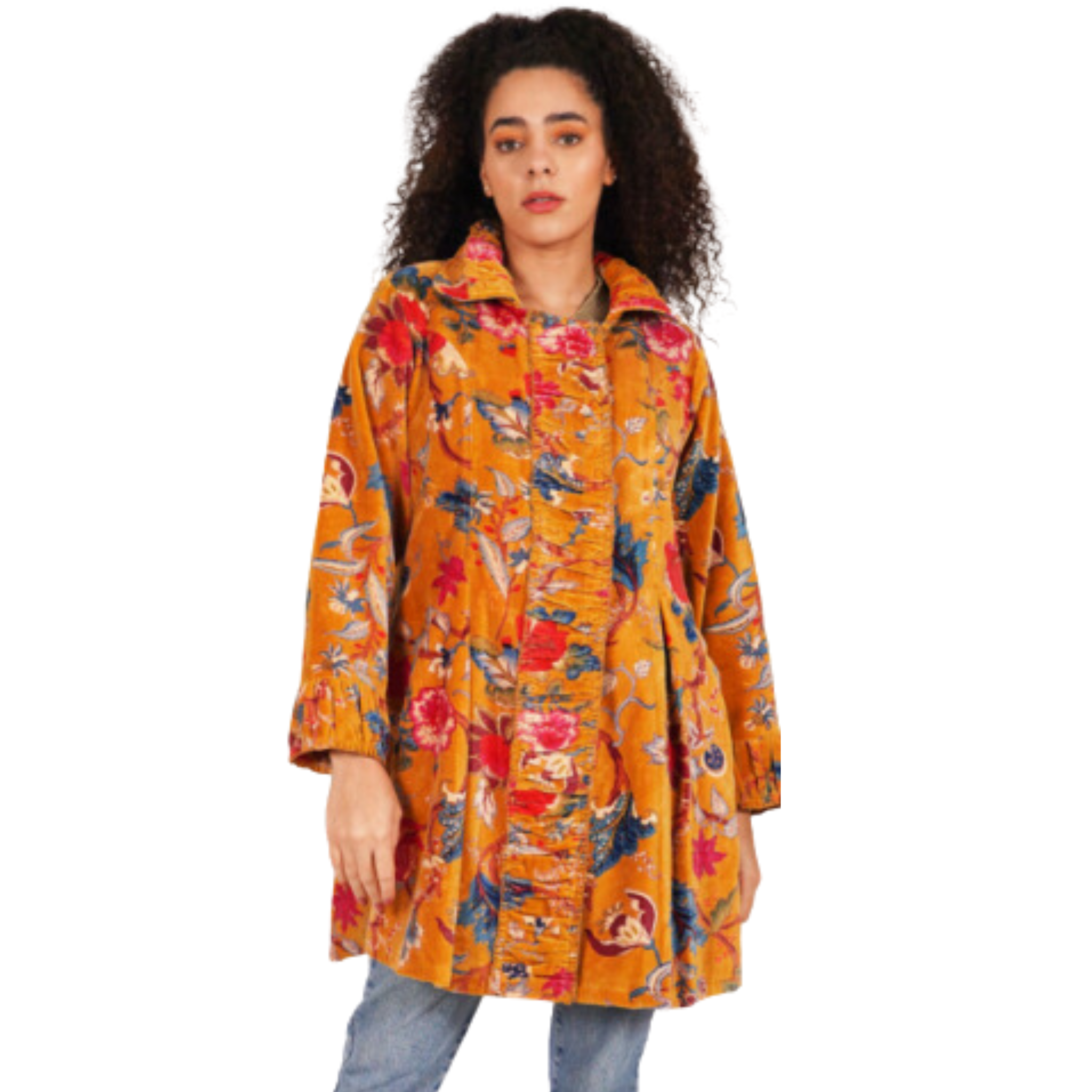 A Line Velvet Jacket Fig Love Clothing Co