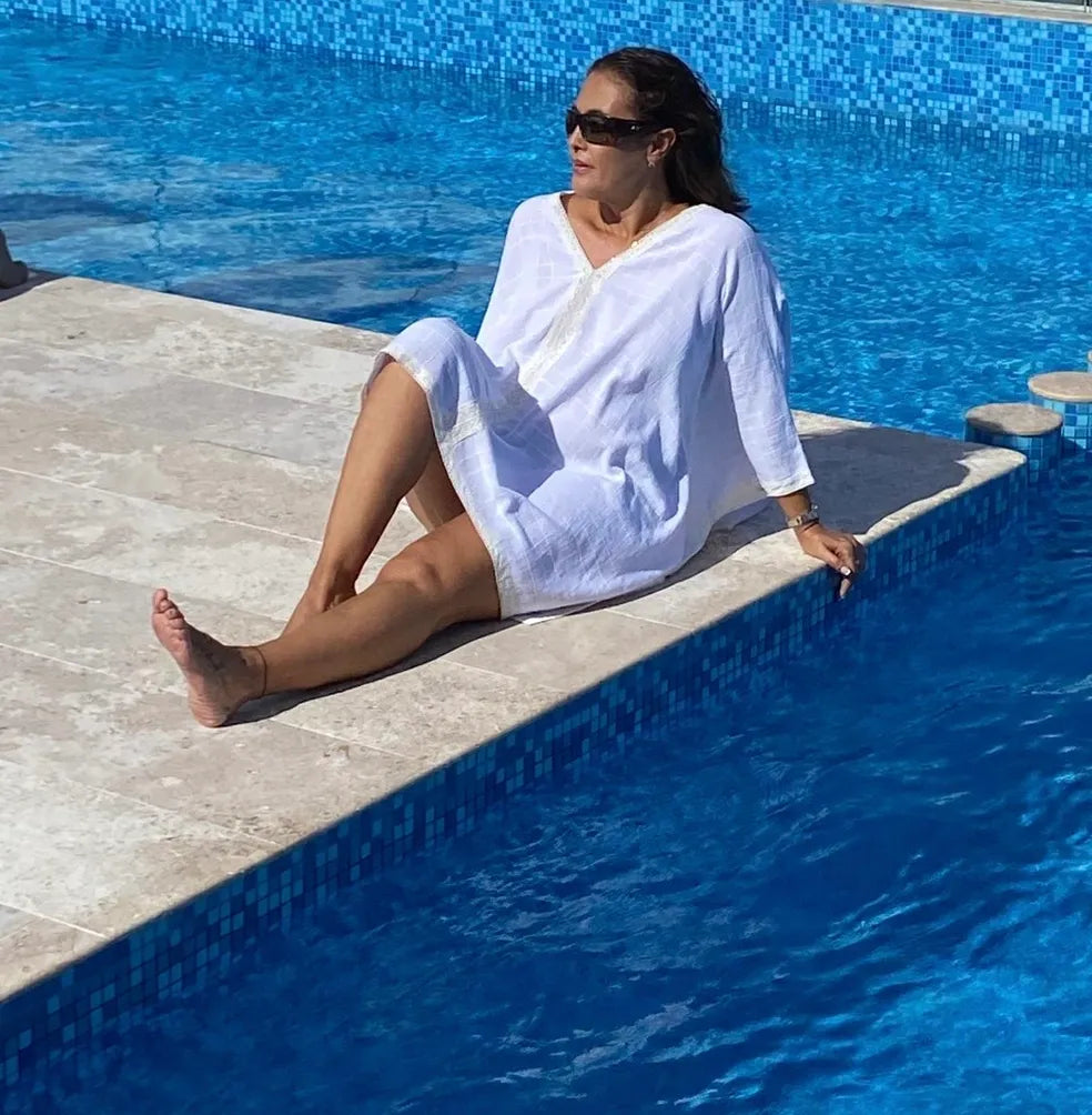Cotton Gauze Kaftan