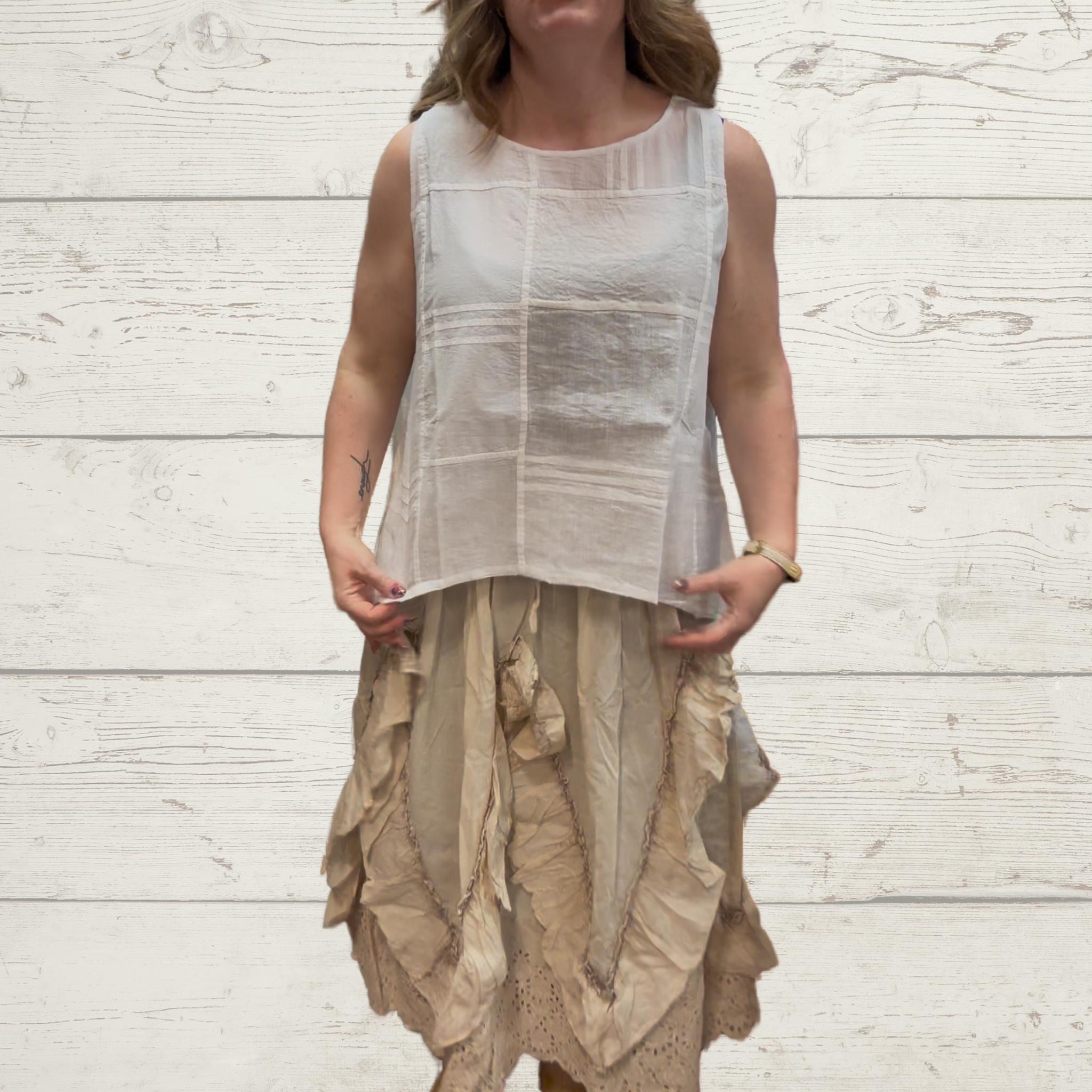 Ruffled Layer Skirt
