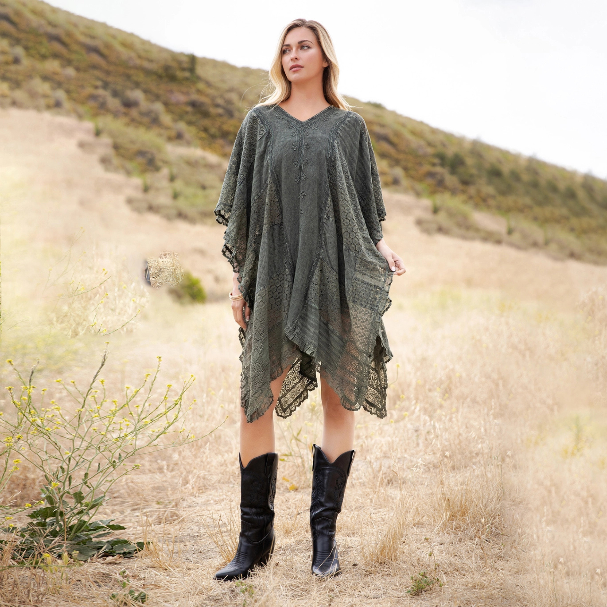 Boho Lace Kaftan