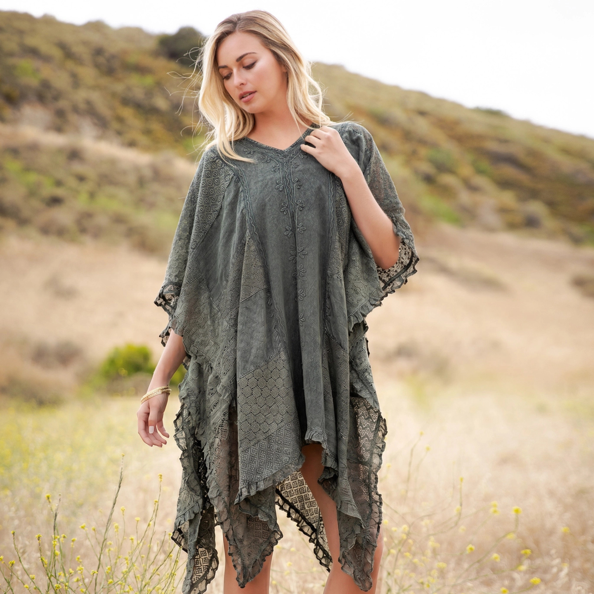 Boho Lace Kaftan