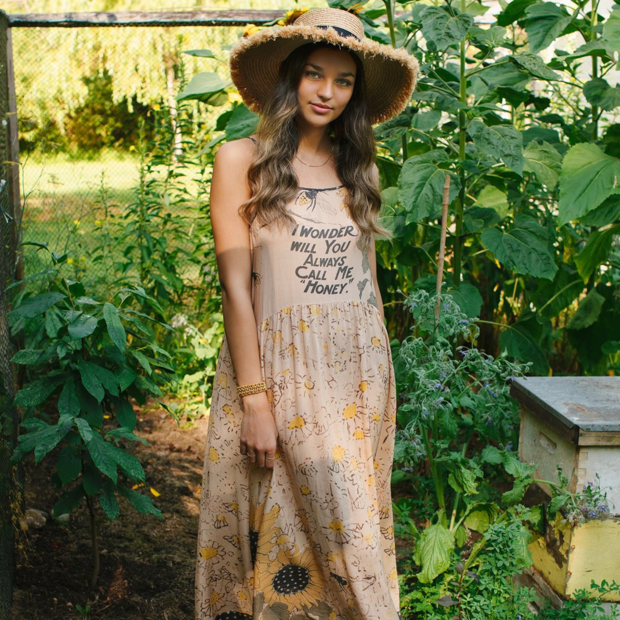 Milk & Honey Boheme Slip Dress