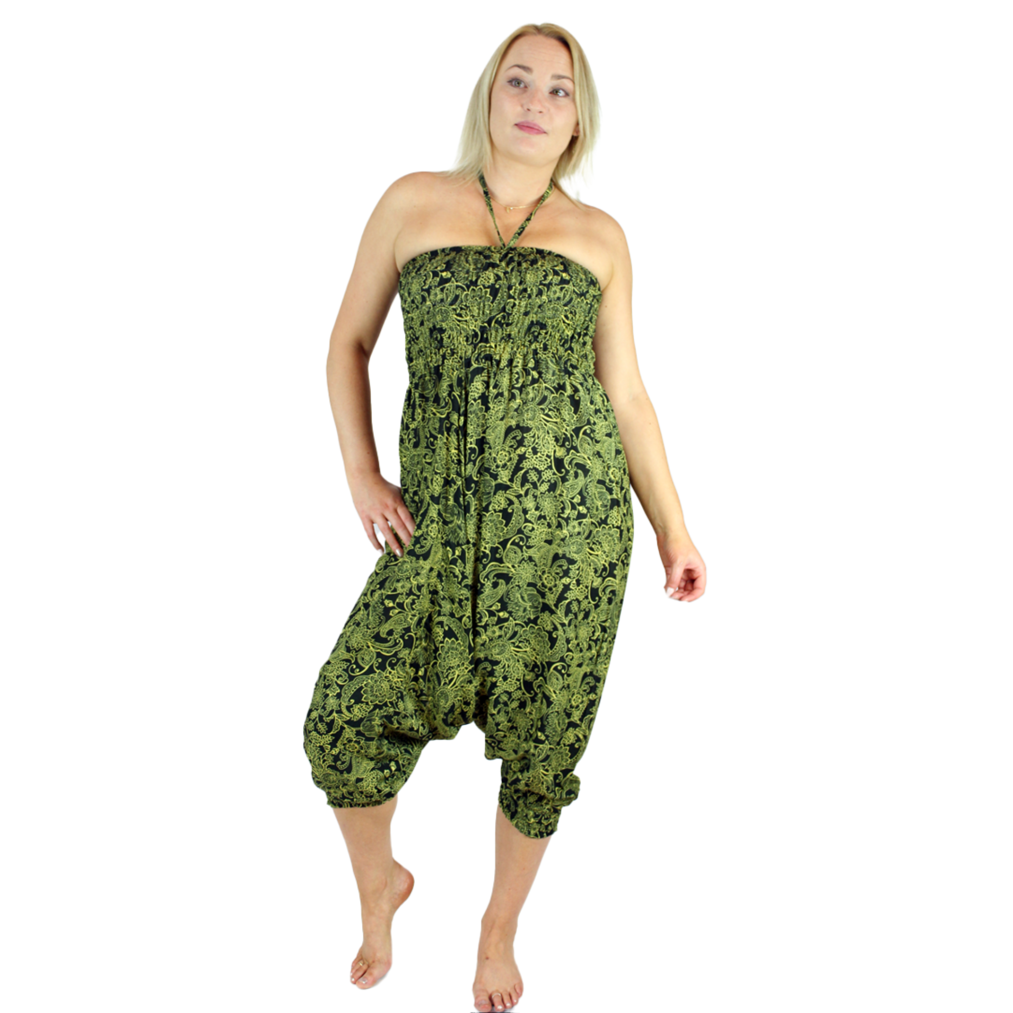 Batik Print in Olive