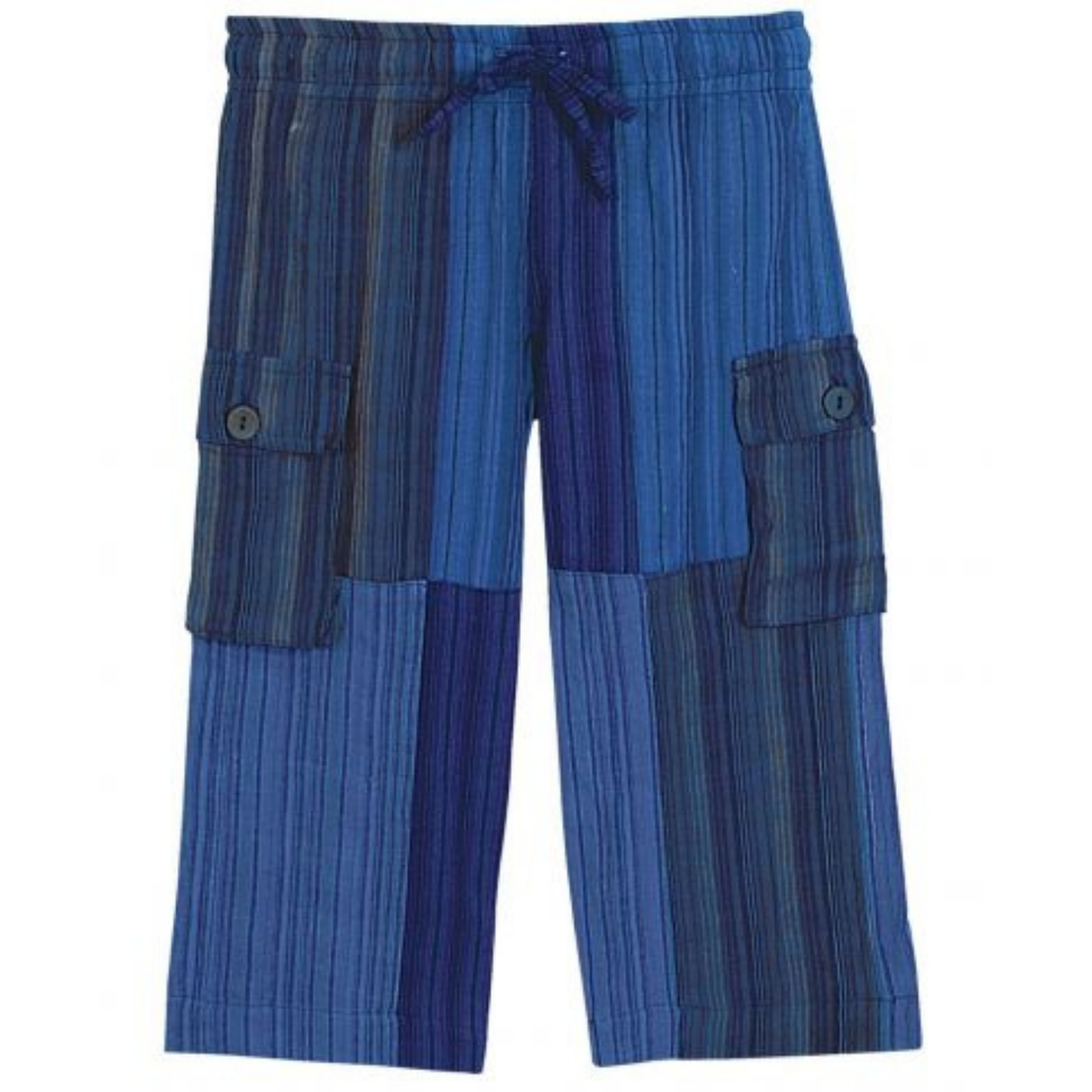 Kids Cotton Patchwork Pants